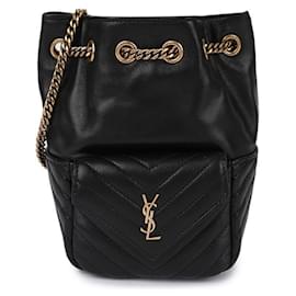 Saint Laurent Mini borsa a secchiello Nero