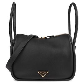 Prada Bolsa de mão de couro Preto