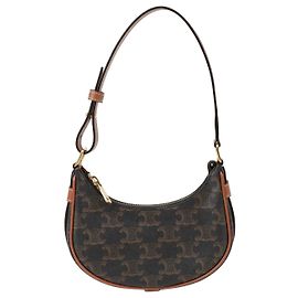 Céline Bolsa de ombro hobo mini Ava Marrom