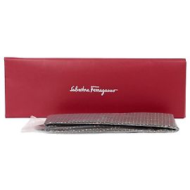 Salvatore Ferragamo Diamond Pattern Tie Black