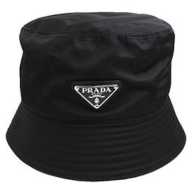 Prada Schwarzer unisex Bucket Hat XL Schwarz