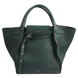 Céline Bolsa tote e bolsa de ombro verde profundo Verde