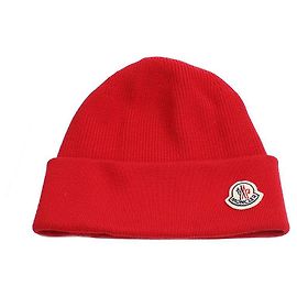 Moncler Gorro de lã virgem vermelho Vermelho