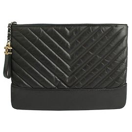 Chanel Pochette Gabrielle Medium Vintage Noir
