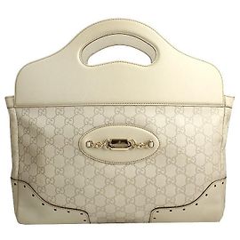 Gucci Sac cabas Sima Ivory Blanc