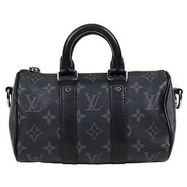 Louis Vuitton Monogram Eclipse Keepall XS Tote Bag Multiple colors