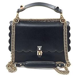 Fendi Borsa a spalla Can-I con manico superiore Nero