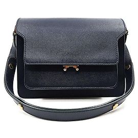 Marni Sac Trunk Bleu