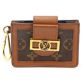 Louis Vuitton Portafoglio multi-carte in tela reversibile Monogram Dolphin Multicolore