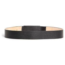 Maison Martin Margiela Signature Stitch Leather Belt Black