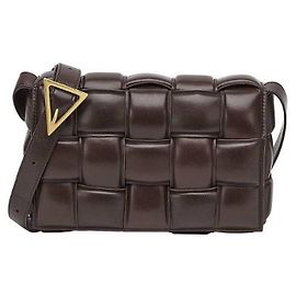 Bottega Veneta Bolsa Cassette Acolchoada Marrom