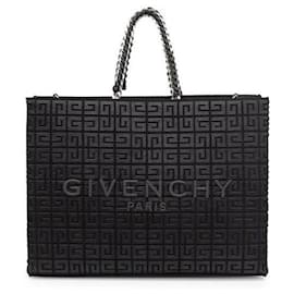 Givenchy Medium Canvas Tote Bag Black