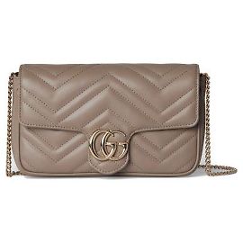 Gucci Piccola Borsa a Spalla AAEKI Marrone