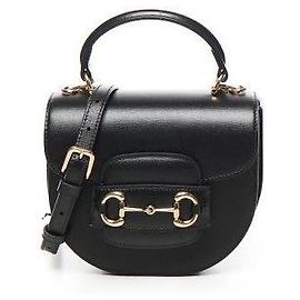 Gucci Horsebit Mini Top Handle Bag Black