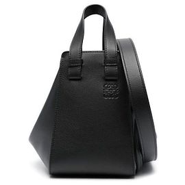 Loewe Bolsa de rede compacta em couro de bezerro clássico Preto