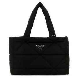 Prada Borsa per animali in nylon imbottito Nero