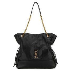 Saint Laurent Lambskin Tote Bag Schwarz