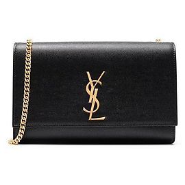 Saint Laurent Borsa a tracolla media classica Nero