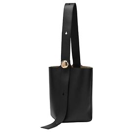 Loewe Borsa a secchiello media in pelle di vitello liscia Nero