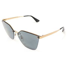 Prada Gafas de sol de mujer estilo gato con montura de metal dorado Dorado