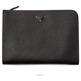 Prada Pochette Saffiano Noire Noir