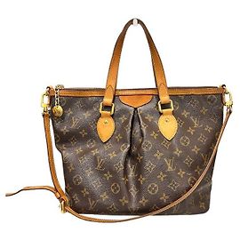 Louis Vuitton Borsa a Spalla Monogram Palermo PM Marrone