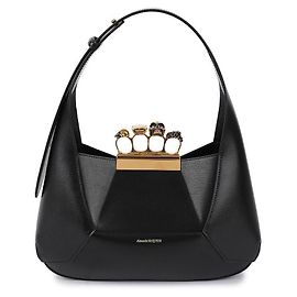 Alexander Mcqueen Mini borsa Seal Nero