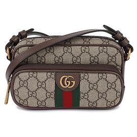 Gucci Borsa a tracolla Mini Ophidia GG Marrone