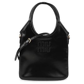 Miu Miu Leather Handbag Black