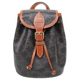Céline Mini Triomphe Canvas Polco Rucksack Mehrfarben