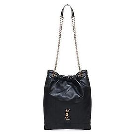 Saint Laurent Sac en agneau Noir