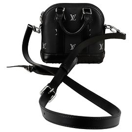 Louis Vuitton Alma Nano Schultertasche Schwarz