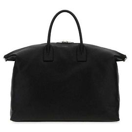 Saint Laurent Giant Bowling Bag Black Leather Black