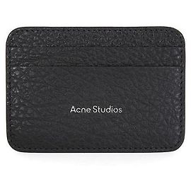 Acne Leather Black Cardholder Black