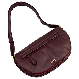 Burberry Borsa a spalla piccola Olympia bordeaux Rosso