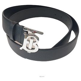 Burberry Cintura reversibile nera da uomo TB Nero
