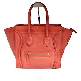 Céline Bolsa Tote Nano Laranja Laranja