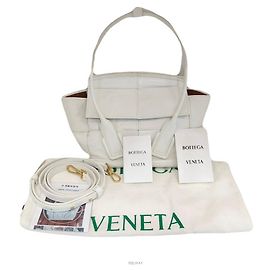 Bottega Veneta Bolsa Mini Tote Arco Branco