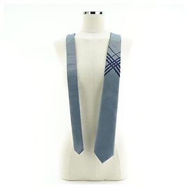 Burberry Corbata de seda Azul