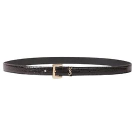 Saint Laurent Gürtel AACUZ Schwarz