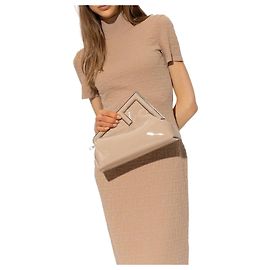 Fendi Mini Borsa a Spalla ANSN Marrone