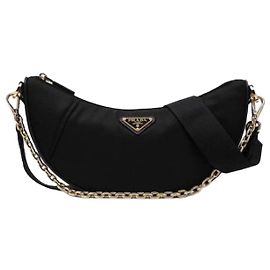 Prada Bolsa de Ombro Re-Edition Dymium em Re-Nylon Preto