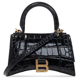 Balenciaga Sac à main Hourglass XS Noir
