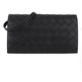 Bottega Veneta Borsa a tracolla Intrecciato Nero