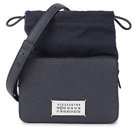Maison Martin Margiela Borsa a tracolla con logo Marrone