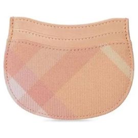 Burberry Locking Holes Card Case Orange