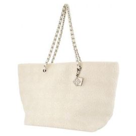Tory Burch Terry Chain Tote Weiß