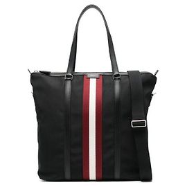 Bally Nylon Tote Bag Black