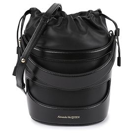 Alexander Mcqueen Borsa a secchiello Rise Nero