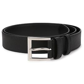 Prada Saffiano Leather Belt Black